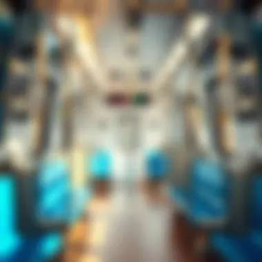 Interior of a Dubai Metro carriage