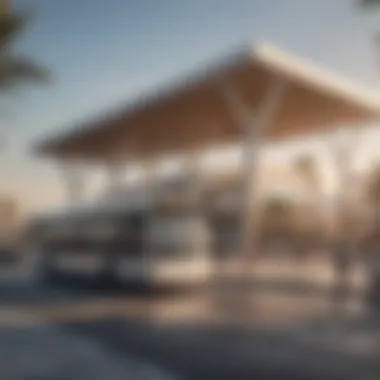 Mussafah Bus Station Modern bus station in Mussafah