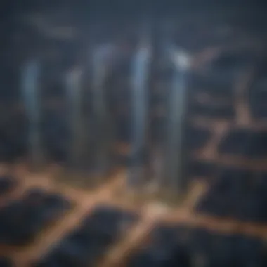 Location Map of Tiffany Tower Map highlighting Tiffany Tower's strategic location within Jumeirah Lake Towers