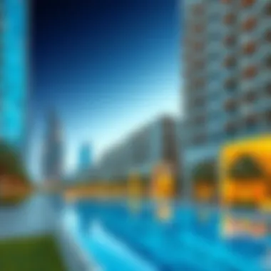 Prime location of Oxford Residence II in the heart of Dubai