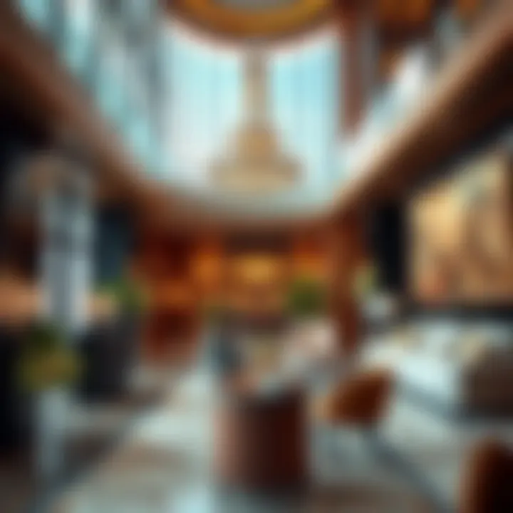 Luxurious interiors reflecting the lifestyle within Palace Towers