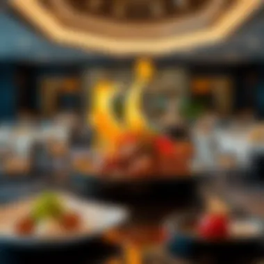 Gourmet dining experience at Paramount Hotel Dubai's restaurant