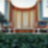 Stunning exterior view of Paramount Hotel Dubai showcasing modern architecture