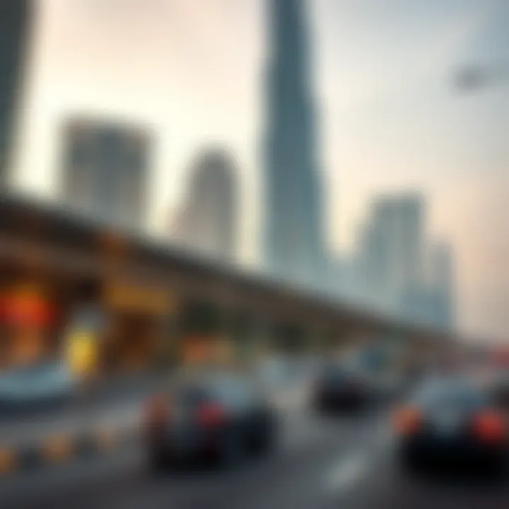 Convenient transport links near Burj Khalifa