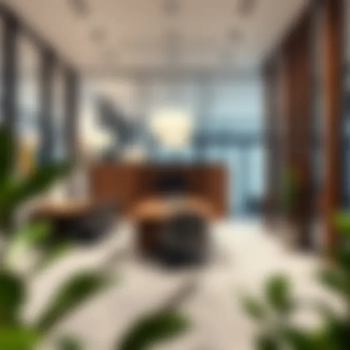 Flexible Workspace Layouts Using Partitions Flexible workspace layout demonstrating effective use of partitions