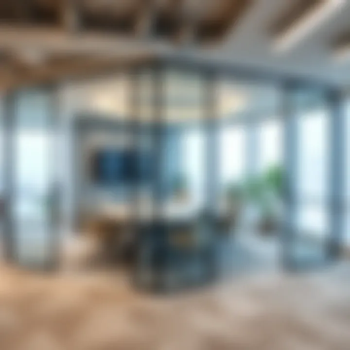 Innovative Partitioning Solutions in Business Bay Modern office space with innovative partitioning solutions