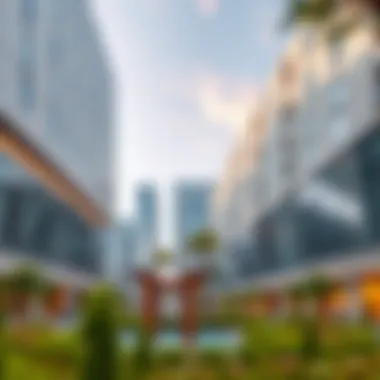 Architectural design of Radiant Square showcasing modern aesthetics