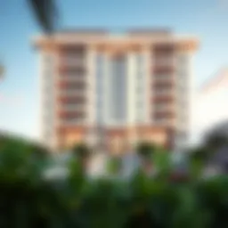 Stunning architectural facade of Rahaba Residence