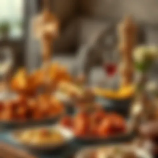 Traditional Iftar spread during Ramadan