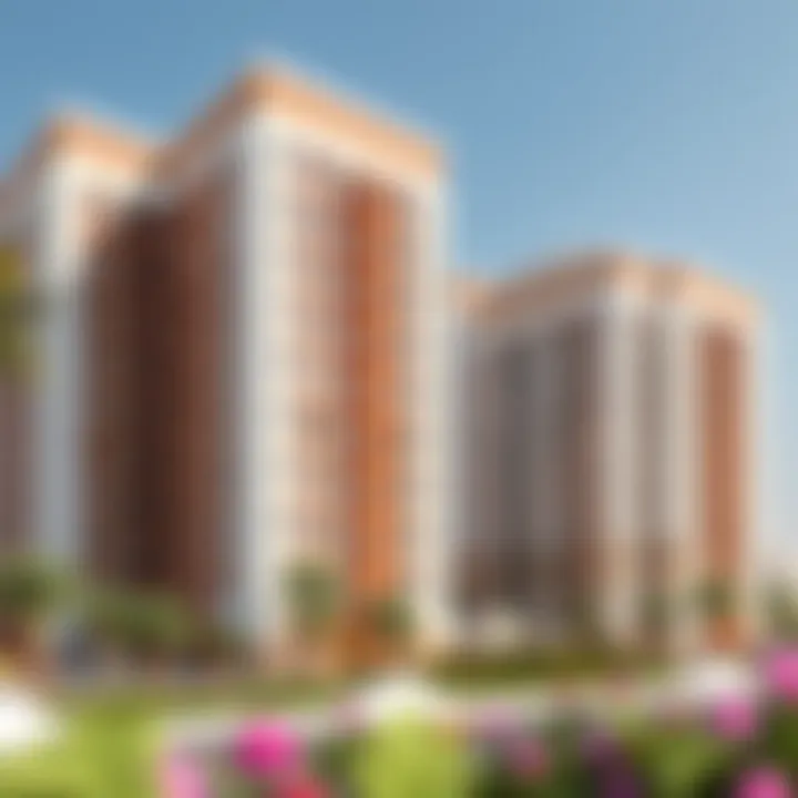 Architectural design of Rawda Apartments buildings