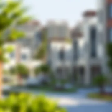 Scenic view of Remraam community showcasing modern architecture and green spaces