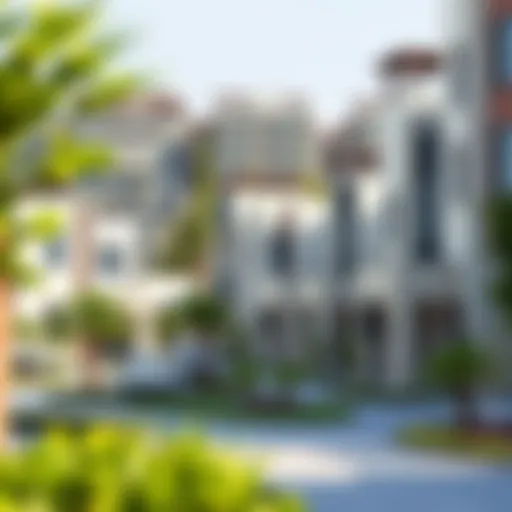 Scenic view of Remraam community showcasing modern architecture and green spaces