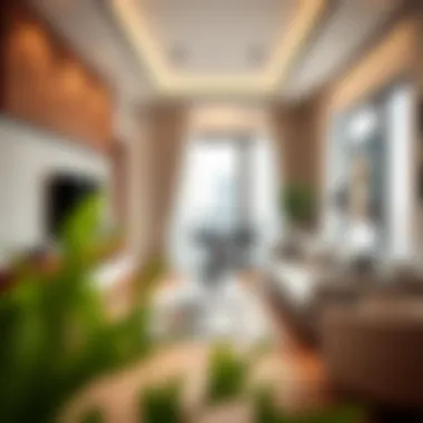 Stylish Apartment Interior Interior of a stylish apartment showcasing living space