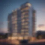 Stunning skyline of Karama showcasing modern flats