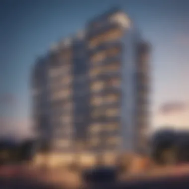 Modern Flats in Karama Stunning skyline of Karama showcasing modern flats