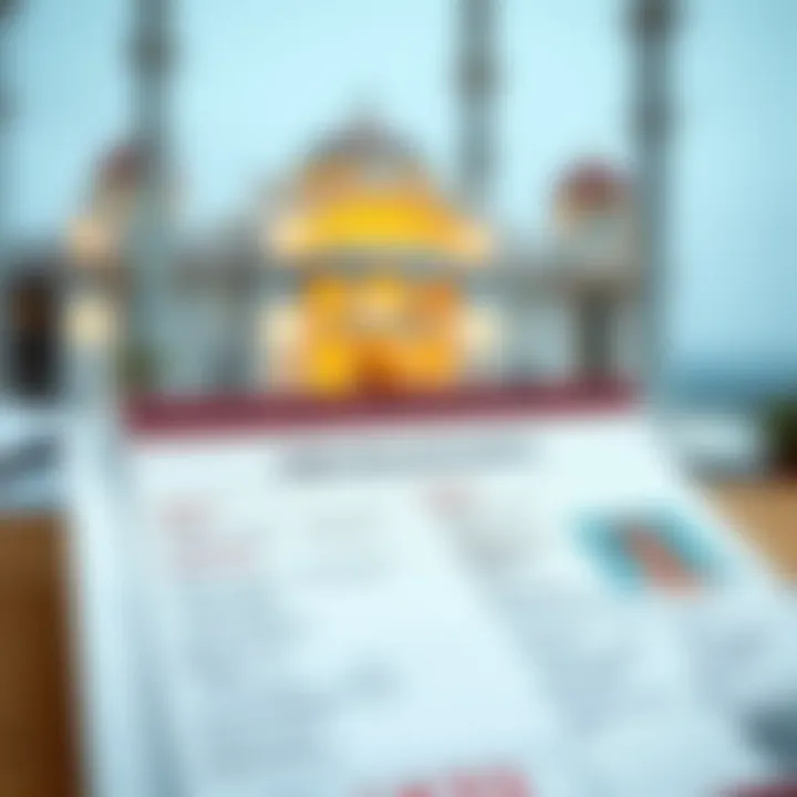 Official documents related to Dubai's residential visa