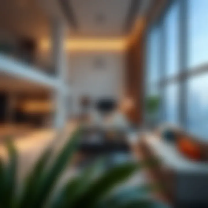 Luxurious apartment interiors reflecting Dubai's lifestyle