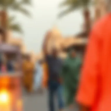 Community Spirit in Rigga Al Buteen Lively community gathering illustrating the spirit of Rigga Al Buteen