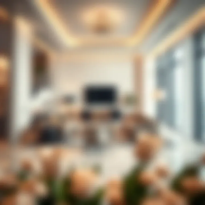 Elegant interior design of a residence at Ritz Carlton