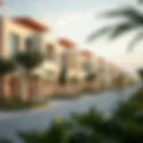 Modern Architectural Excellence in Dubai Luxurious residential community showcasing modern architecture