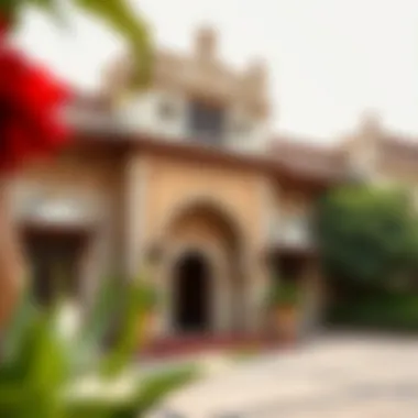 Traditional Exterior of Sarhad Darbar Exterior view of Sarhad Darbar showcasing traditional architecture