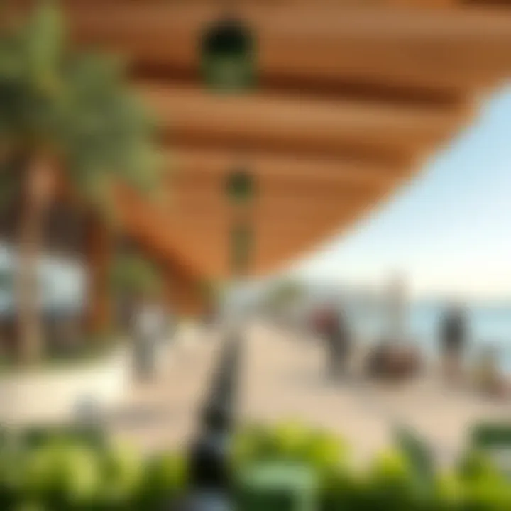 Leisure and Recreation at Shat' Al Hamriya Scenic waterfront activities and leisure spaces in Shat' Al Hamriya