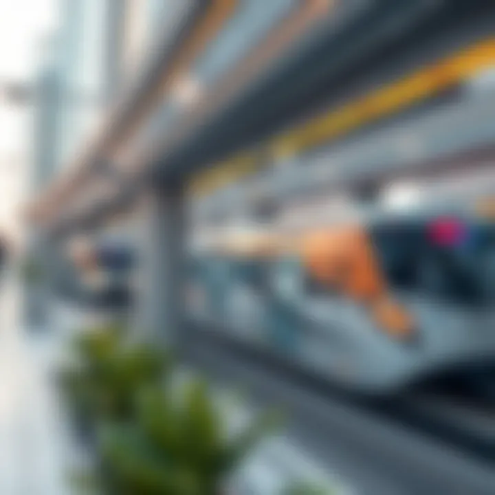 Advanced transportation system in Dubai