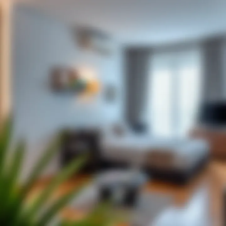 Amenities available in studio apartments showcasing convenience and comfort