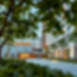 Architectural view of The Crest Sobha showcasing its modern design