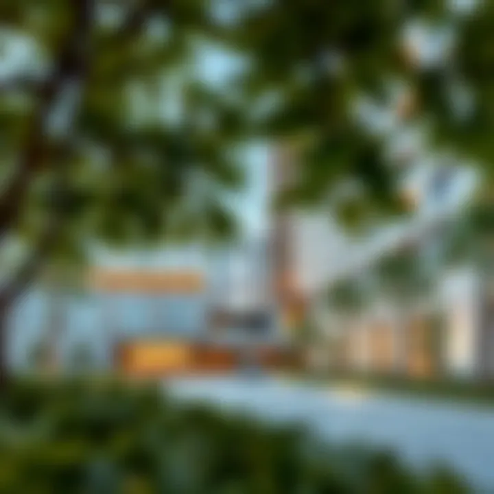 Stunning Architecture of The Crest Sobha Architectural view of The Crest Sobha showcasing its modern design