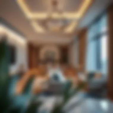 Elegant Interior Design at The Crest Sobha Interior design of a residence in The Crest Sobha, highlighting elegance