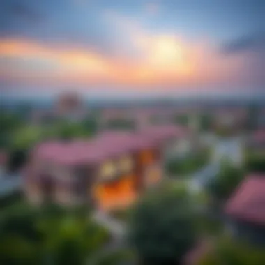 Surrounding Neighborhood of The Crest Sobha Panoramic view of the surrounding neighborhood of The Crest Sobha