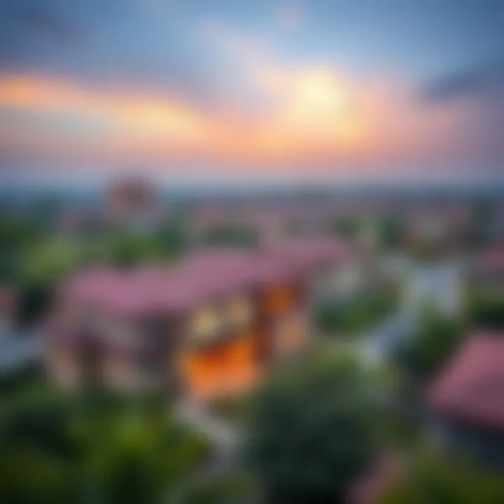 Surrounding Neighborhood of The Crest Sobha Panoramic view of the surrounding neighborhood of The Crest Sobha