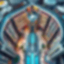 Aerial view showcasing the vastness of Dubai Mall