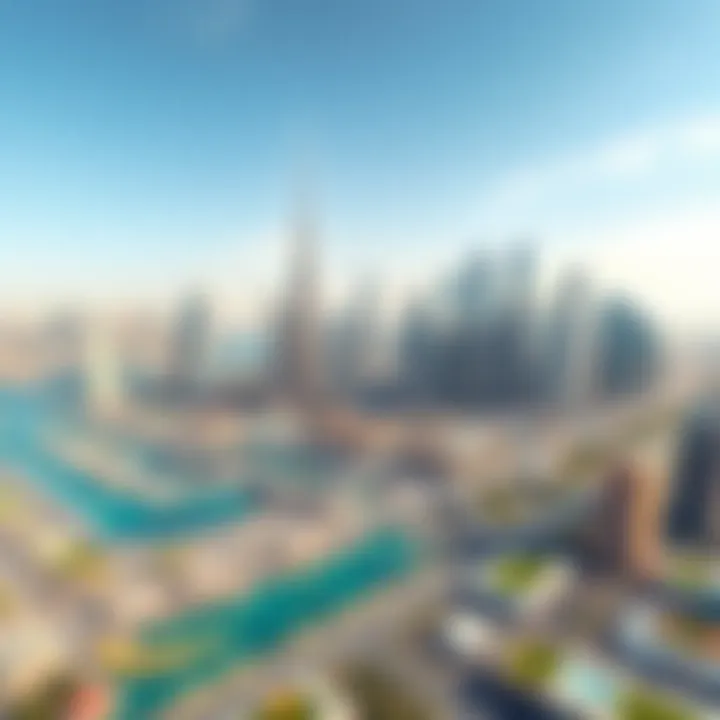 Aerial view of Dubai's skyline showcasing Binghatti's architectural influence