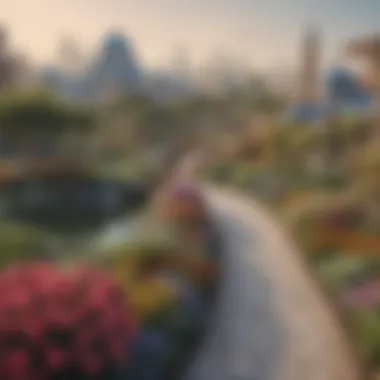 Dubai Miracle Garden: A Floral Wonderland The serene beauty of the Dubai Miracle Garden