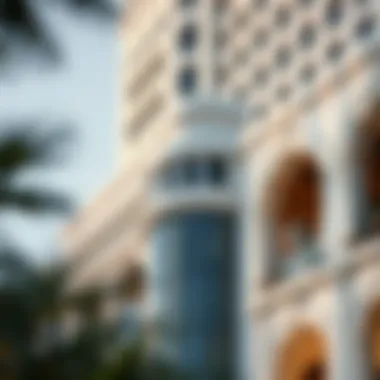 Architectural Features of the White Swan Building Close-up of the architectural features of the White Swan Building