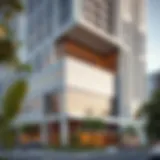 Exterior view of the Tiger Building showcasing its modern architecture