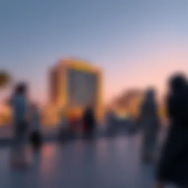 Investor Engagement at Tilal Al Ghaf Investors engaging with the Tilal Al Ghaf development project