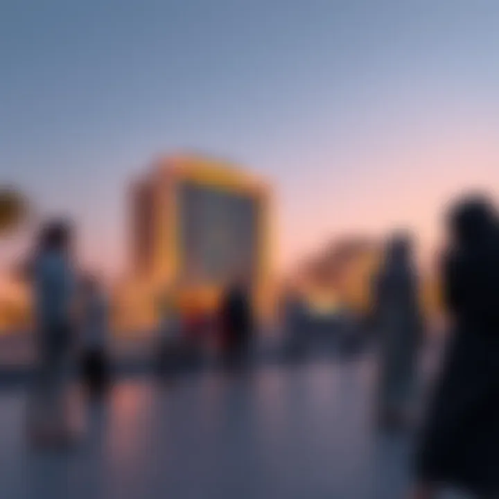 Investor Engagement at Tilal Al Ghaf Investors engaging with the Tilal Al Ghaf development project