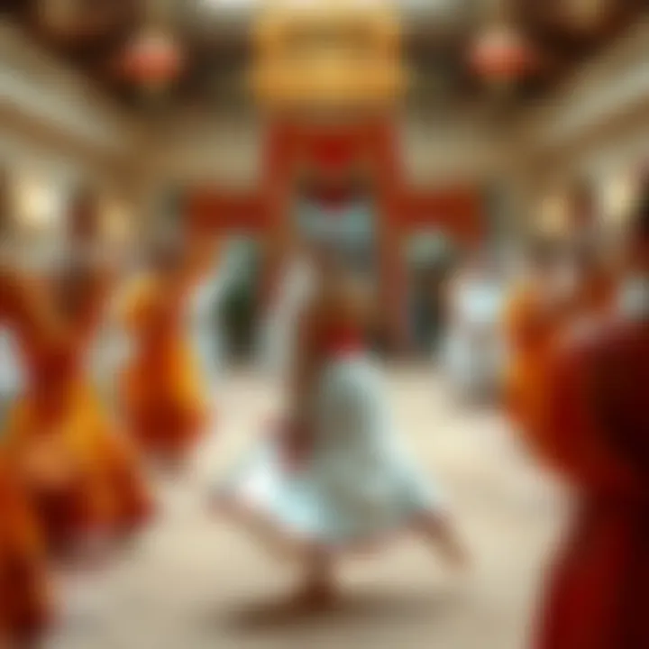 Cultural Dance Performance Traditional Emirati dance performance showcasing cultural heritage