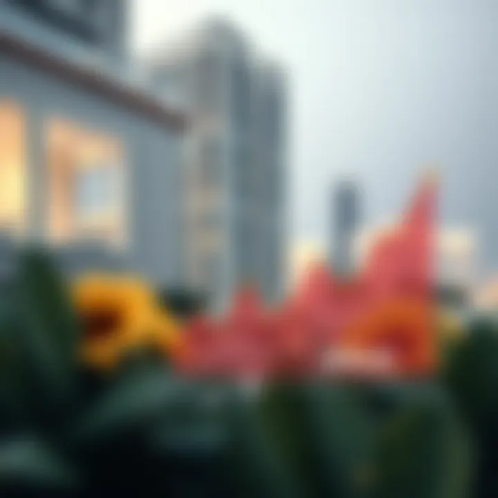 Graph illustrating trends in property prices in the UAE