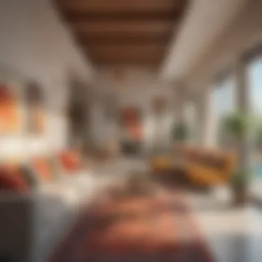 Vibrant Communal Living Space A vibrant communal area in a Rashidiya accommodation, perfect for interaction.