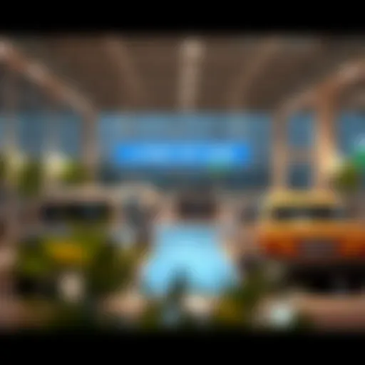 Designated drop-off area at Dubai Airport