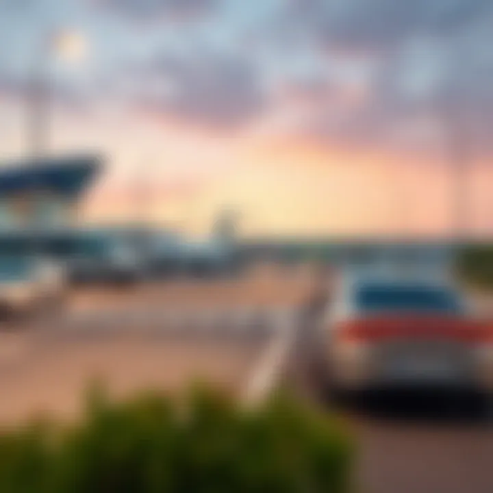 Overview of drop-off timing restrictions at the airport