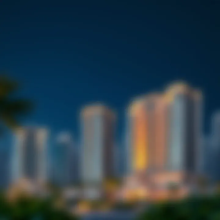 Luxury residential buildings symbolizing expatriate living