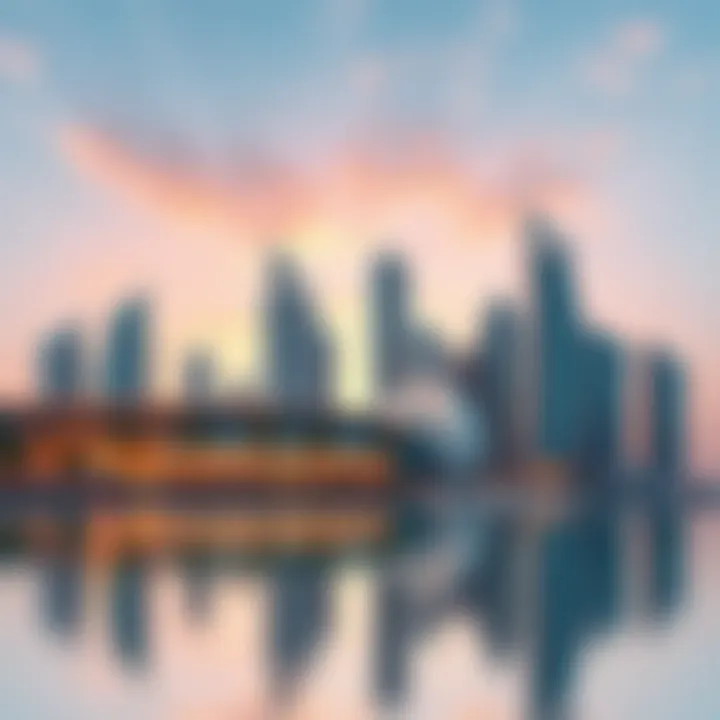 Dubai skyline showcasing modern architecture