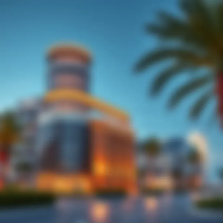 Financial institution buildings representing support for real estate finance