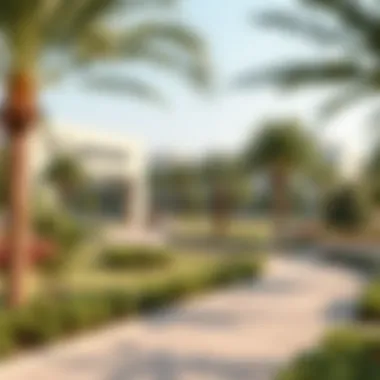 Community park within a residential development by Mudon