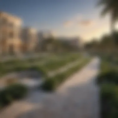 Recreational Spaces: Community Amenities in Sobha Hartland II Vibrant community amenities in Sobha Hartland II including parks and recreational areas